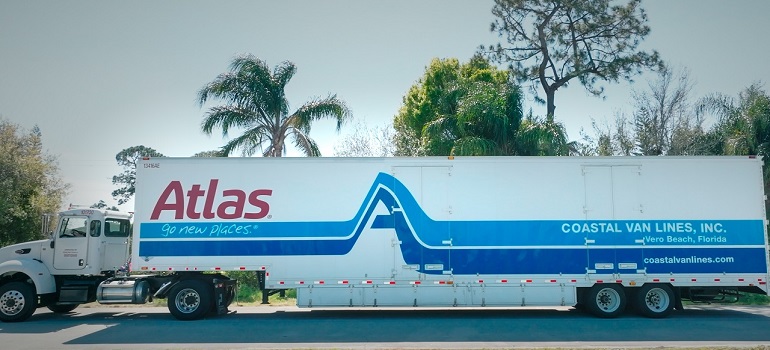 a large moving truck 