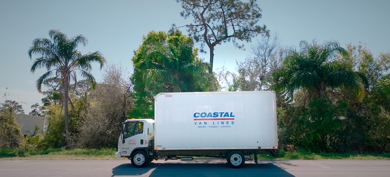a moving van