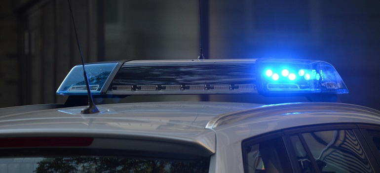a police car