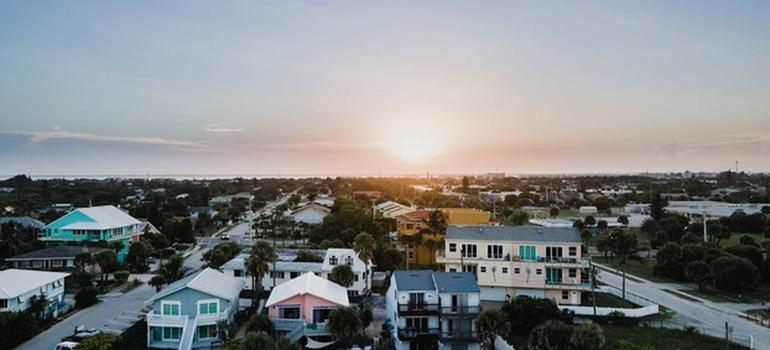 a residential area in one of the locations for families in St Lucie County