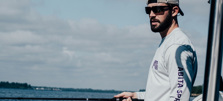 a man in one of the photo shoot locations in Vero Beach