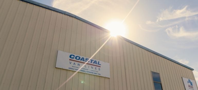 building of a professional moving company