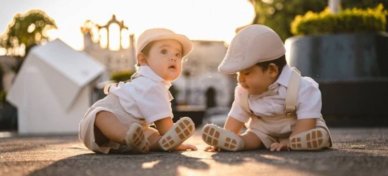 kids playing outside