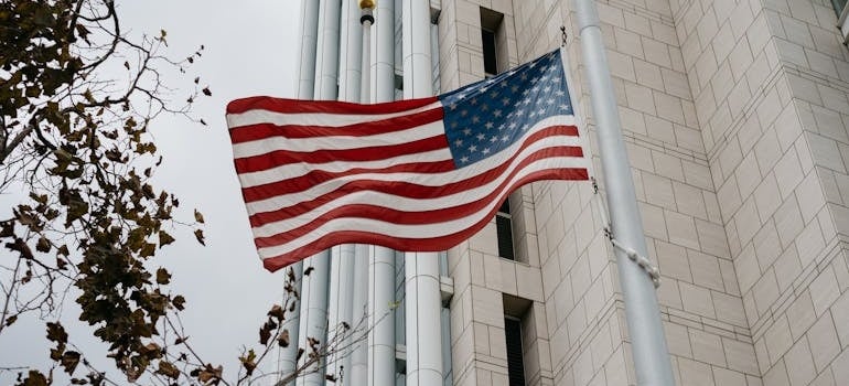 a United States flag